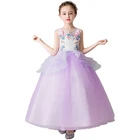 Child Unicorn Evening Dress Long Kids Clothes Dress Party Mesh Fancy Dress Evening For Girl 2-10 Year