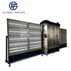 JFV-2500 double glazing glass washing machine three sets of brush three-level cleaning