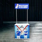 Cheap Cardboard Portable PP Supermarket Promotion Table for Custom design new high-quality