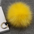 China factory Rex Rabbit Fur Pom for Keychain shoes