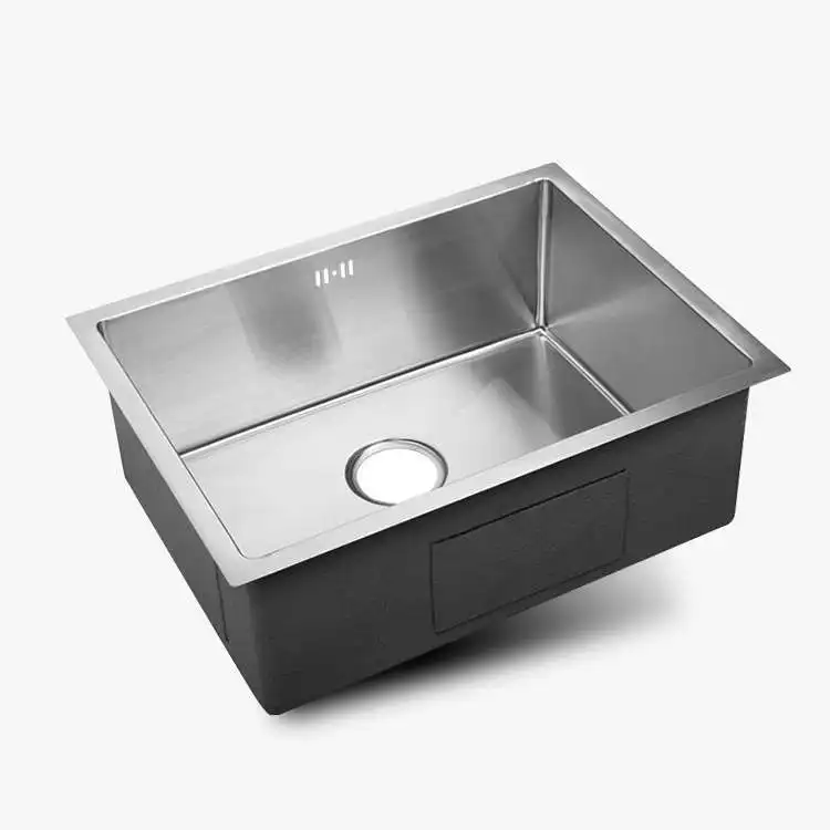 Custom Size 16 Or 18 Gauge Single Bowl Round Corner Handmade Undermount Stainless Steel Kitchen Sinks Buy Sink Stainless Steel Undermount