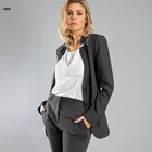 Fashion Basic Jacket Blazer Women Suit Cardigan Puff Sleeve Ladies Autumn Plus Size Brand Coats Casual blazer female