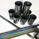 3k large diameter 50mm 100mm 110mm colored 3 inch carbon fiber tube