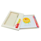 High quality art paper hardcover Laminated film children coloring memory book printing