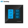 2.4G wireless networking home electronic curtain infrared remote touch screen wall switch