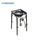 Detachable Legs BBQ Portable Gas Grill Outdoor Big Burner Stove Camping Gas Cooker