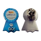 wholesale price custom logo design metal soft enamel medal rotating pin medal