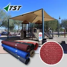 325G 320g 220g beige color 90% Shade Fabric Sun Shade Cloth with Grommets for Pergola Cover Canopy