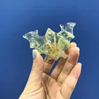 Crystal Citrine Natural Hand Carved Bat Citrine Quartz Crystal Animal For Gift/decoration