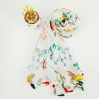 Warm female customer own logo tassel shawl scarf