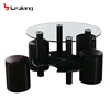 round coffee table with stools dinner tables furniture modern