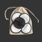 Boutique Wholesale Lint Free Washable Makeup Round Bamboo Cotton Pads Reusable