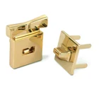 High Quality and youthful vigor fashion metal Insert buckle lock handbag hardware accessory