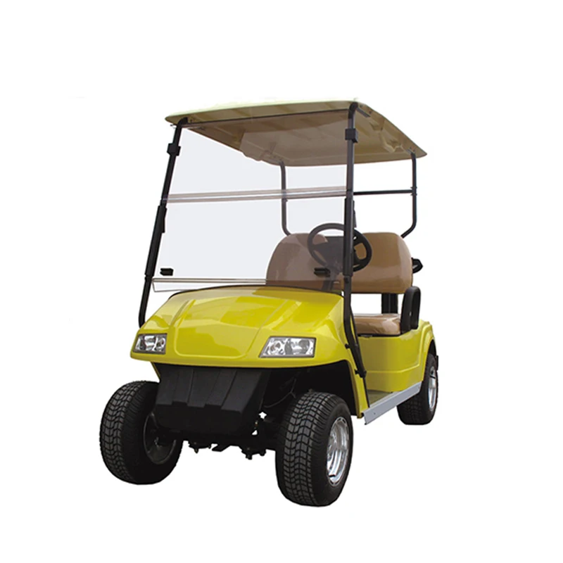 Chariot de golf alimenté par batterie électrique véhicule tout terrain à quatre roues pas cher golf cart2 Sièges Chariot de Golf Électrique SKE-2028K