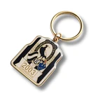 Custom jersey shape metal key chain manufacture in china