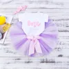 Baby Newborn 1 2 Years Little Girl Dress for 1st First Baby Girl Birthday Outfit Infant Party Dresses For Baptism Summer Clothes