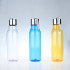 Bpa Free Outdoor Sport Private Label Plastic Water Bottle With Stainless Steel Lid