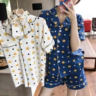 2019 new styleFemaleRedGout crocodile pajamas summer thin lovely cartoon girl cotton home clothing