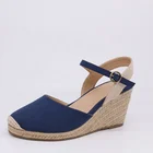 By sea/air/train beige/black/brown/pink/grey/ fashion ladies wedge heel shoes