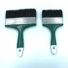 Black bristle paint brush with plastic handle