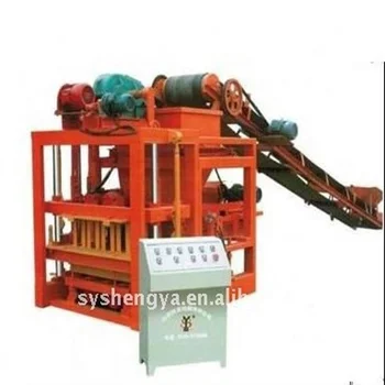 manufacture sale qtj4-26c automatic cement concrete hollow block making machine design pdf