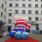 Christmas stage decoration Lovely inflatable bear characters cartoon,inflatable mascot bear inflatable cute gummy bear