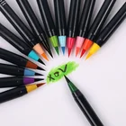 Promotional Watercolor Brush Pen 20 Colors Brush Tip Painting Water Color Brush Pen Set For Kids and Adults