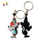 Pvc Rubber 2d Tourist Souvenir High Quality Custom Logo To Put Photos Pretty Carabiner Keychain