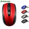Animuss USB Wireless mouse 1200 DPI Adjustable USB 3.0 Receiver Optical Computer Mouse 2.4GHz Ergonomic Mice For Laptop PC Mouse