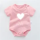 2019 Summer New Style 100% Cotton Baby Unisex Cute Animal Print Colorful Baby Romper