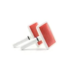 Wholesale Pet Products White Plastic Handle Dense Needle Pet Comb for Cats and Dogs