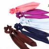silk ribbon band tie bracelet korean knot girls big thick hair tie scarf women custom printed hair scrunchies bands