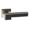 Squaral design Matte finish zinc alloy Door Handle Door lever handle on rosette