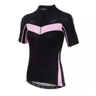 Short Sleeve Sublimation Womens Cycling Jersey Custom Cycling Clothing