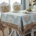 2019 New Hot sale European Luxury cotton printed Decoration Supply table cloth for wedding Party Event Banquet
