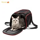 Fashion and breathable pet backpack cat dog universal transparent travel bag folding Carrier Bags For Outdoors