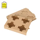2019 MIHO strong safety package 2/4 cups corrugated paper cup holder
