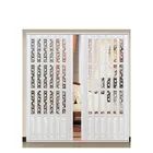 China manufacturer pvc sliding doors for bathrooms folding door plastic