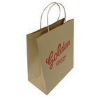Home Collection Custom Logo Print OEM Brown Kraft Paper Bag