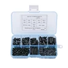 180Pcs/set M3*L+6mm M-F Black Spacing Screw Plastic For PCB Motherboard Fixed Nylon Standoff Spacer Assorted Kit