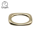 Custom metal square ring oval ring, spring ring strap buckle for bags
