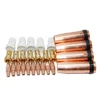 Binzel Type Welding Torch Consumables 500amp Copper Conical Nozzle/ Contact Tip/Tip Holder for 501DD MIG Welding Torch