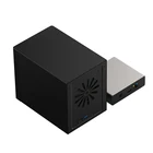 BS-X8 Metal case nas network attached server GBE storage server 1000MBPS support 35 hdd 8TB 2 bay nas box