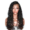 Good quality wholesale sale 10a Brazilian 100% 150% Deep curly Full lace human hair wig