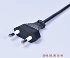 Korea schuko plug to IEC 320 C13 power cord cable with Korean KTL certification 16A 250V