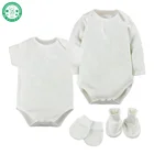 Hot Sale Organic Cotton Baby Romper Set New Born Baby Clothes Set Baby Gift Set