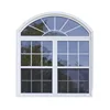 European Style half round arch aluminum window design,garden sliding windows ventana redonda