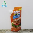 Plastic Standing Juice, Sauce, Drink and Water Spout Pouch, Spouted Bag for Liquid Packing