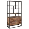 /product-detail/wholesale-industrial-indian-solid-mango-wood-iron-bookshelf-with-4-drawer-bookcase-62111937772.html
