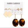 fashion Gold acrylic airplane earrings for women daily wear Wholesale N94299